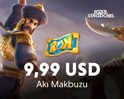 Rise Of Kingdoms 9,99 USD E-pin