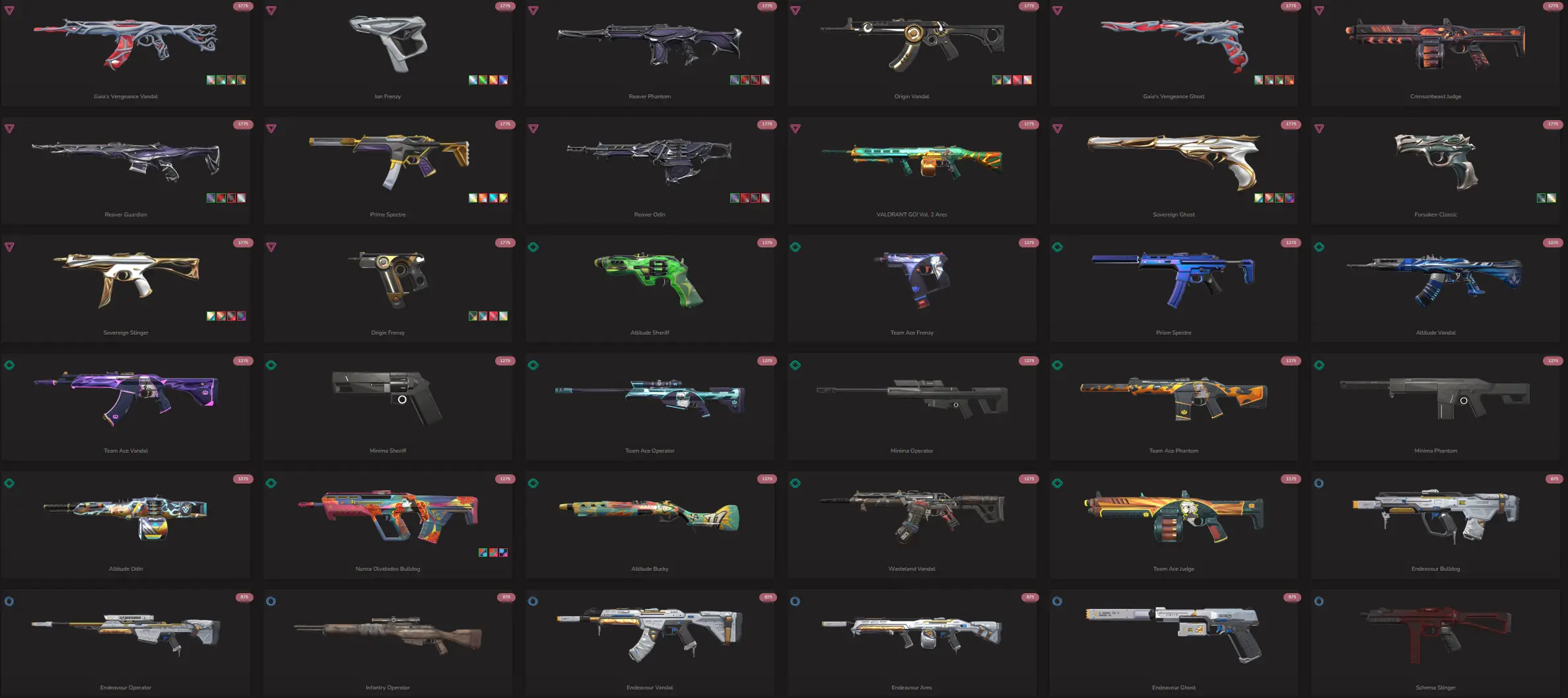 🎯 473 SKINS ⸱ AP REGION | CHAMPIONS 2021, 2022, 2023, 2024 BUNDLE