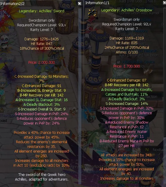 c93 XBOW PVP SET